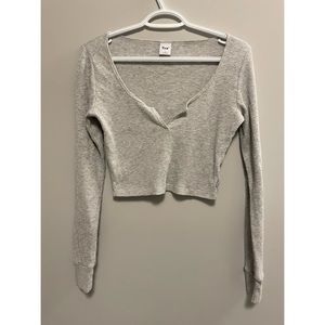 Aritzia TNA Waffle Longsleeve